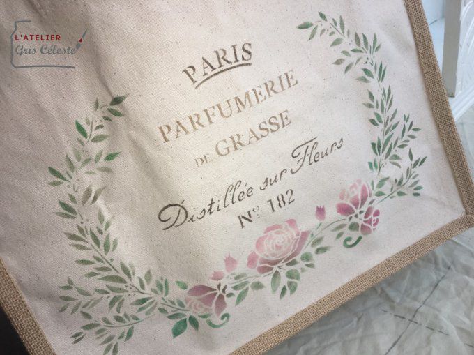 Pochoir Camaëlle Parfumerie de Grasse
