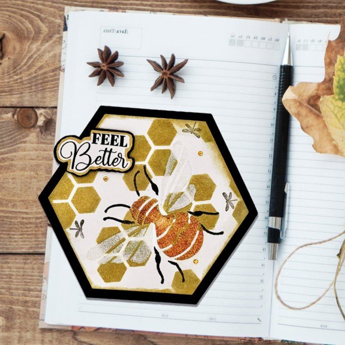 Pochoir Abeille