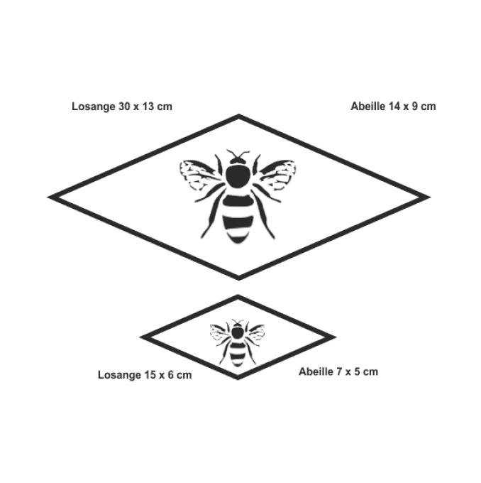 Pochoir Abeilles