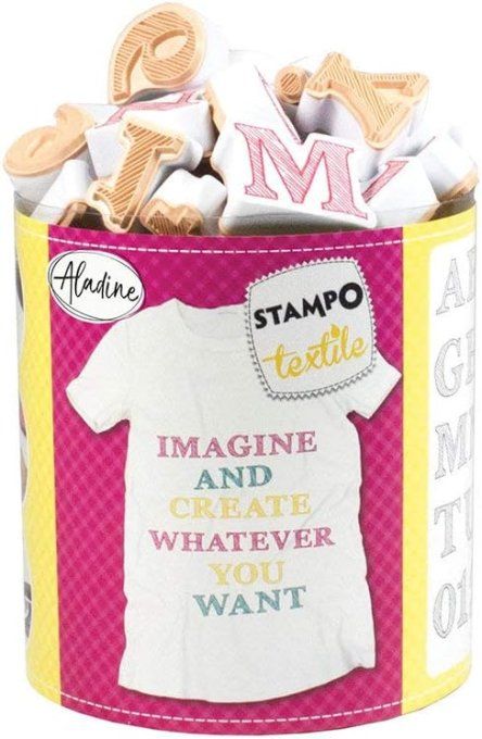 Stampo Textile Décor Alphabet