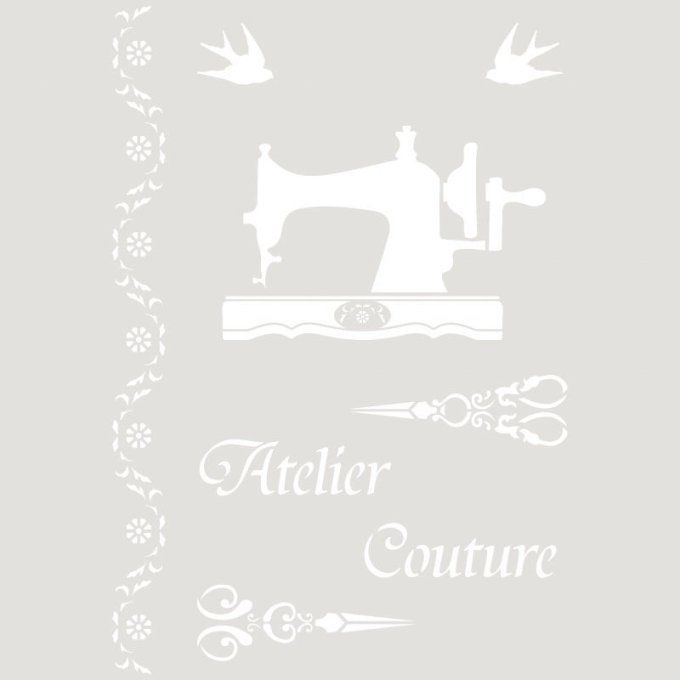 Pochoir Atelier Couture