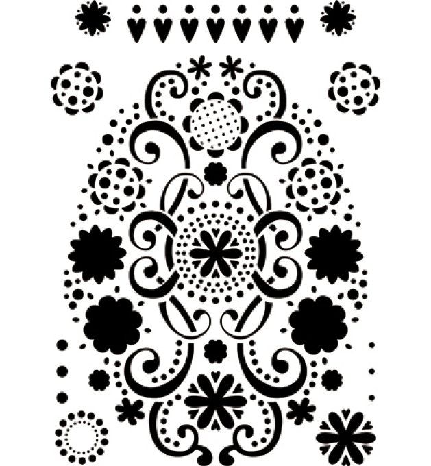 Pochoir Baroque