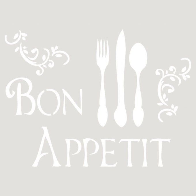 Pochoir Bon Appétit