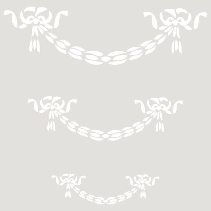 Pochoir bordure nœuds 3 tailles