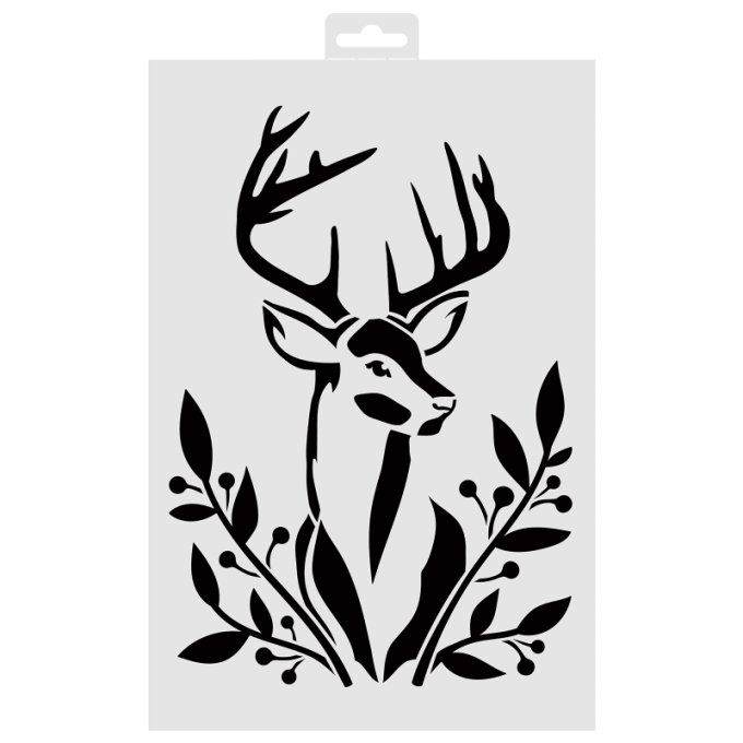 Pochoir Cerf