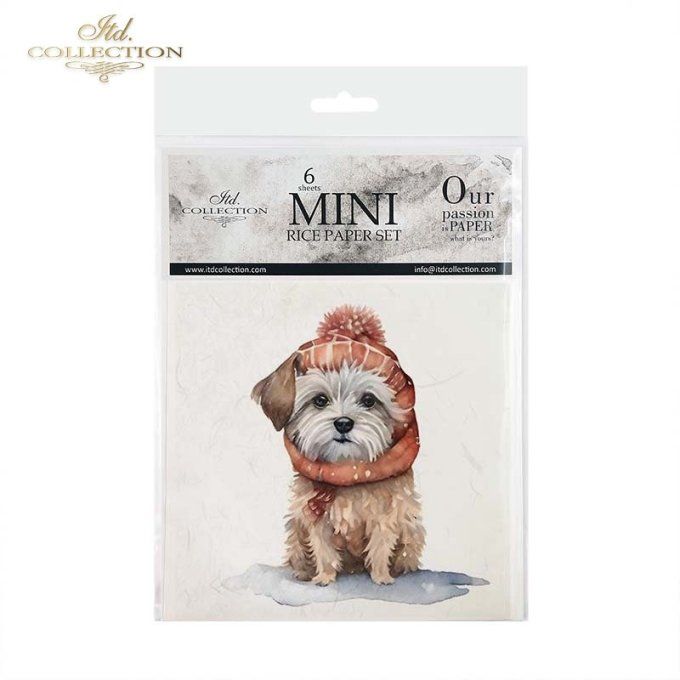 Papier de Riz Collection Hiver x 6 RSM104