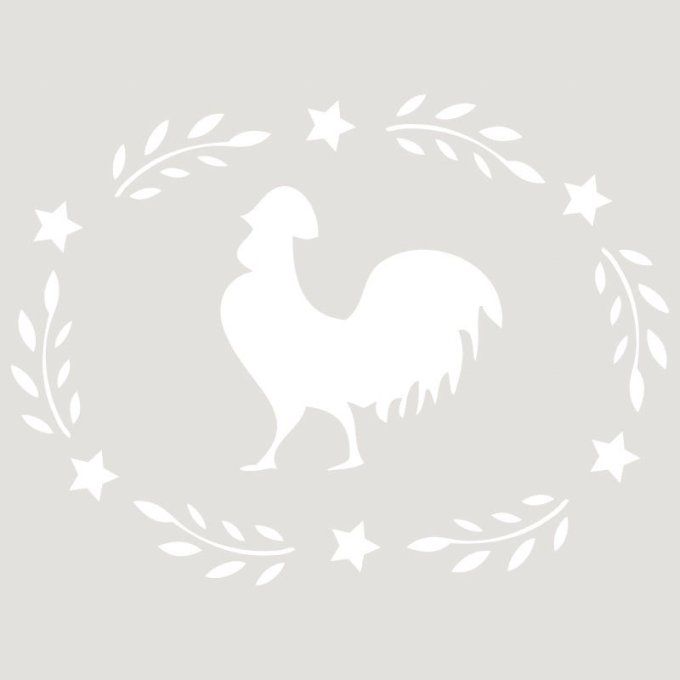 Pochoir Coq