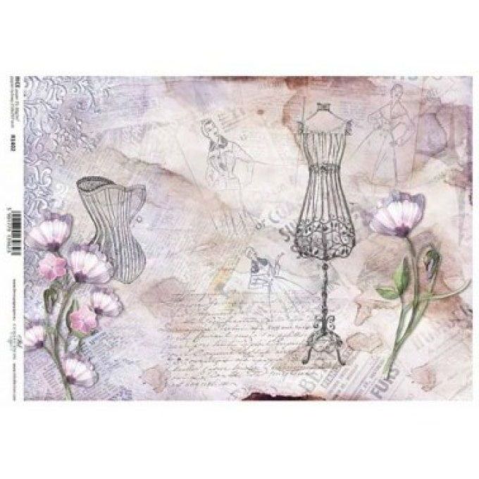 Papier de Riz Couture R1402