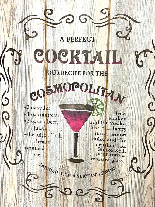 Pochoir Cocktail Cosmopolitan