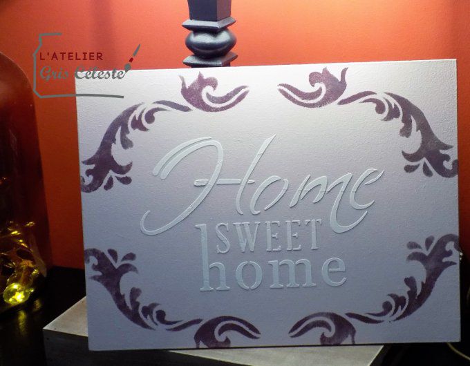 Pochoir Camaëlle Sweet Home