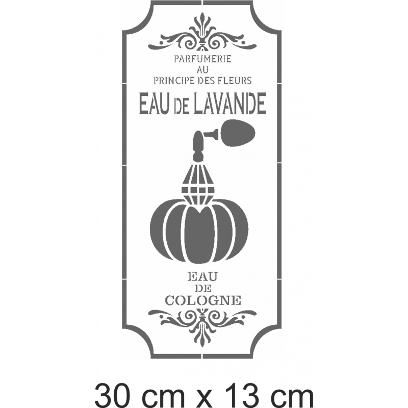 Pochoir Eau de Lavande
