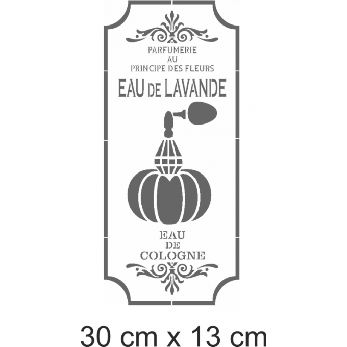 Pochoir Eau de Lavande
