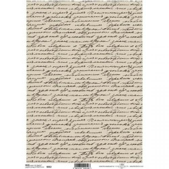 Papier de Riz Manuscrit R0052