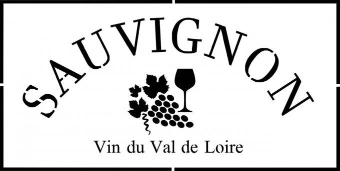 Pochoir Etiquette Sauvignon