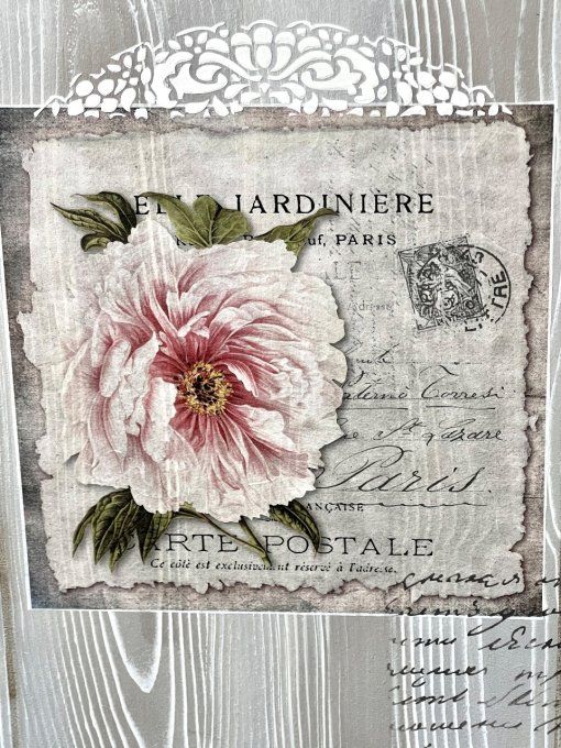Papier de Riz Carte Postale Romantique R0990