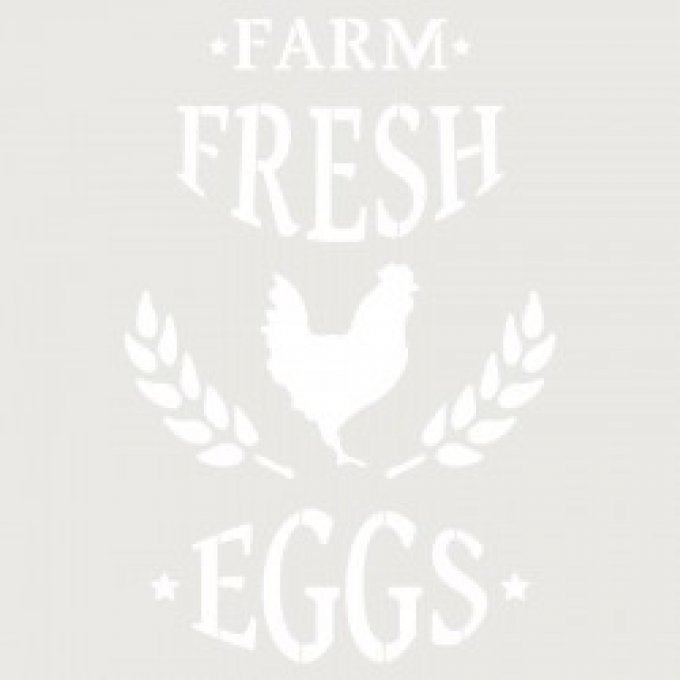 Pochoir Fresh Eggs