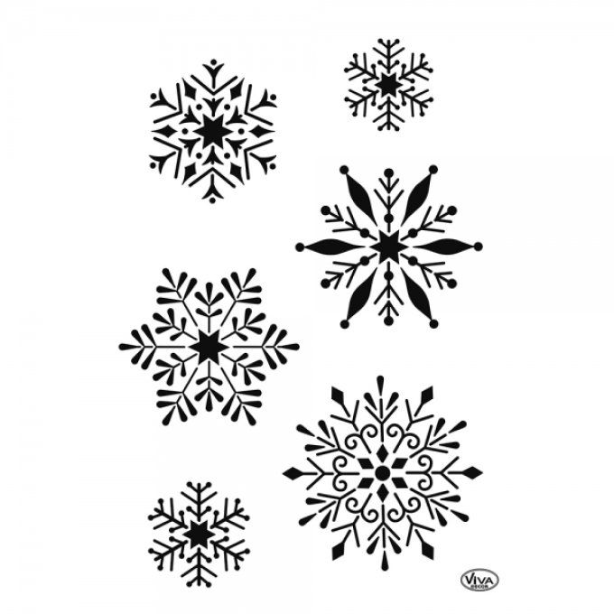 Pochoir Flocons