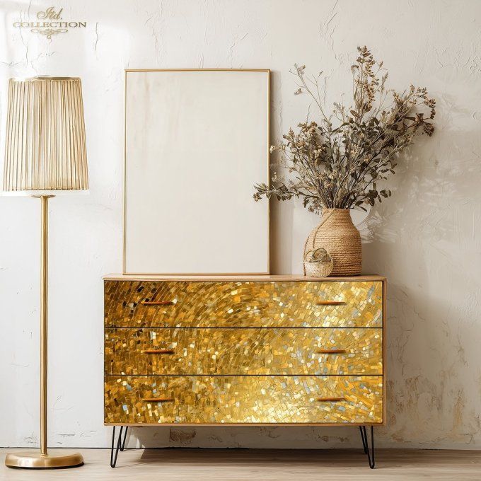 Papier de Mûrier - Pierres précieuses FPA1003