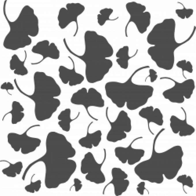 Pochoir Feuilles de Ginkgo