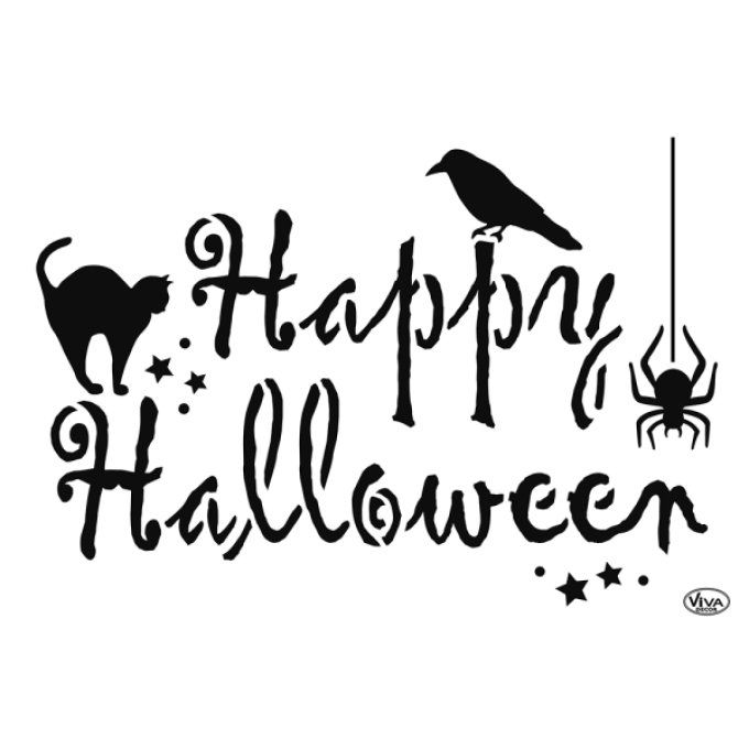 Pochoir Happy Halloween