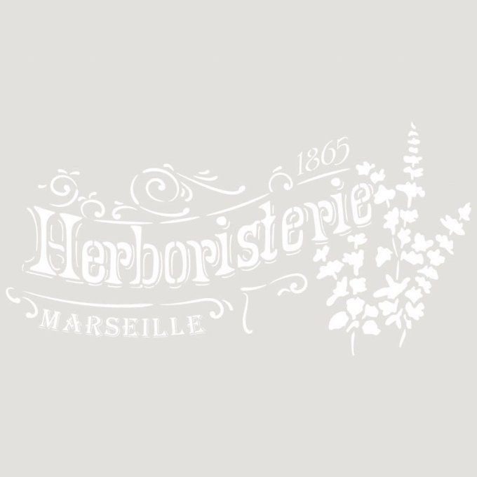 Pochoir Herboristerie