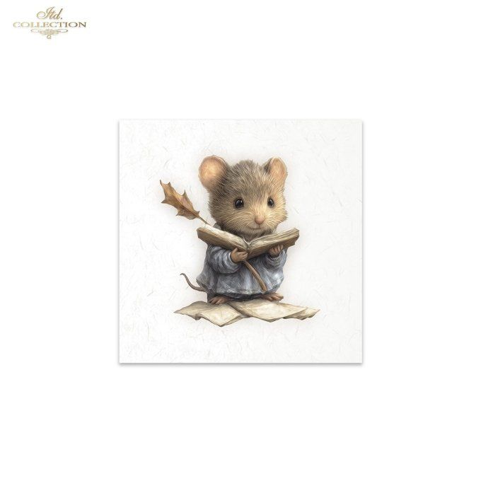 Papier de Riz Histoire de souris RSM219