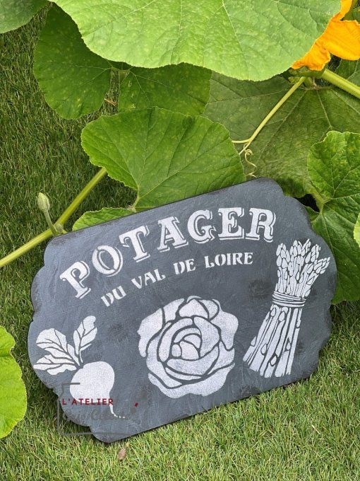 Plaque rectangle découpe arrondie