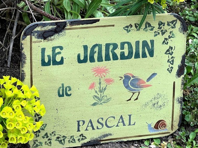 Pochoir Le Jardin de...