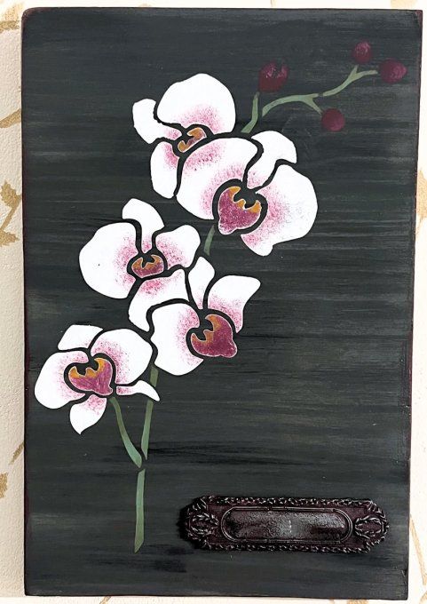 Pochoir Orchidée