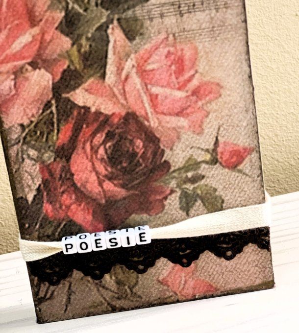 Papier de Riz Roses et Partitions R1168