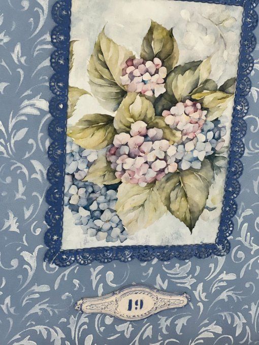 Papier de Riz Hortensias R2458