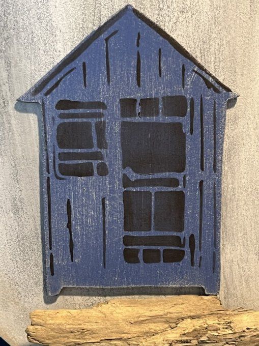 Pochoir Cabane du pêcheur