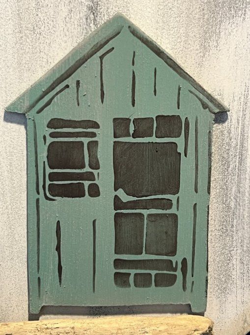 Pochoir Cabane du pêcheur