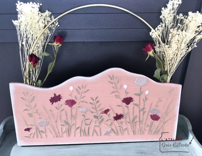 Pochoir Champ de fleurs