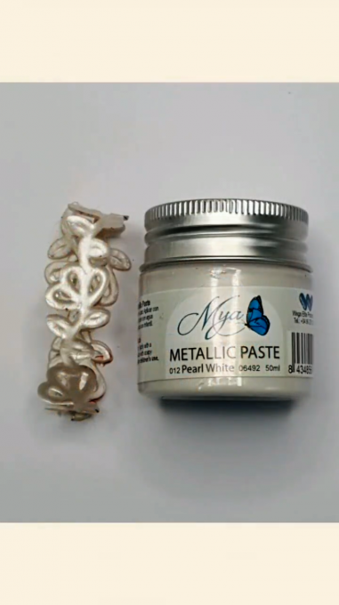 Pâte Irisée Blanc Perle
