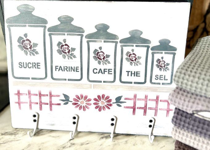 Pochoir Pots à épices Digoin