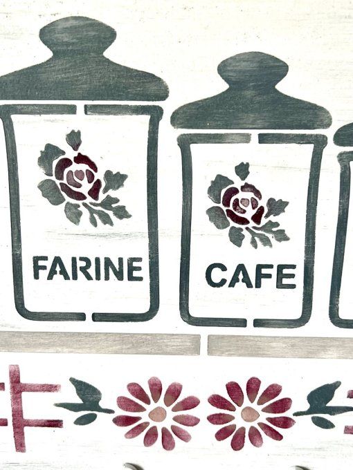 Pochoir Pots à épices Digoin