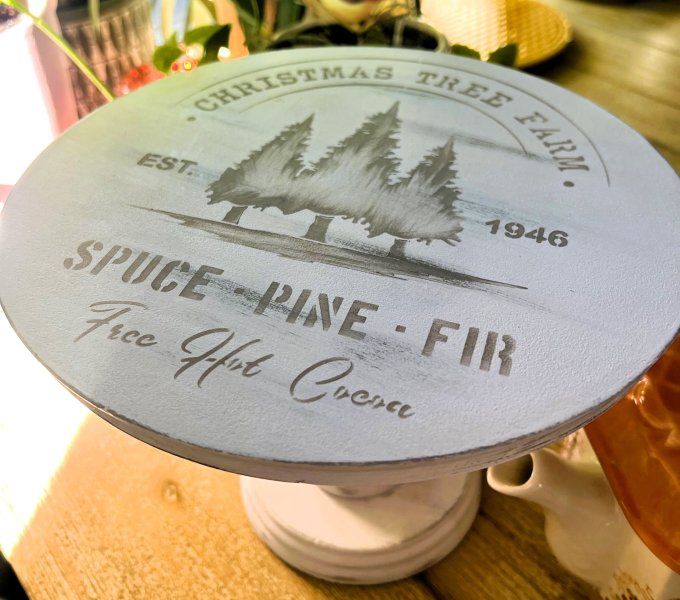 Pochoir Vente de Sapins