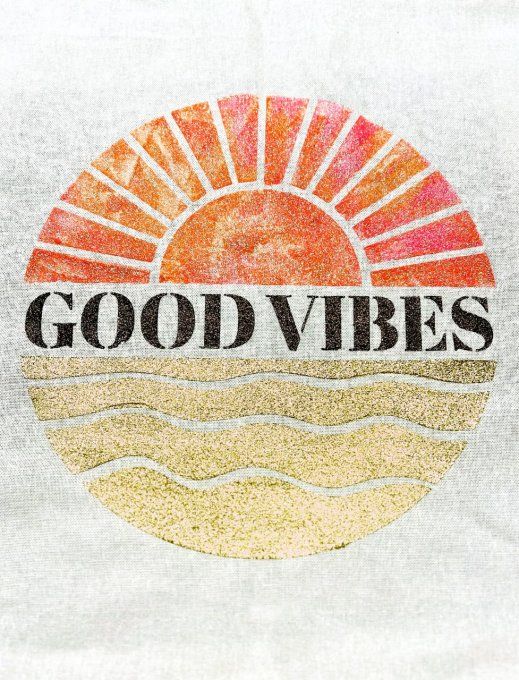 Pochoir Good Vibes