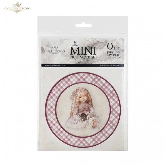 Papier de Riz Jouets anciens x 6 RSM048