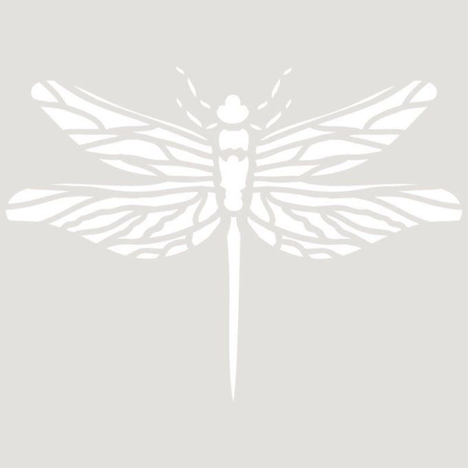 Pochoir Libellule