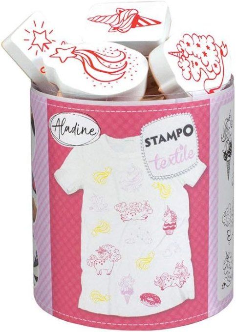 Stampo Textile Décor Licornes