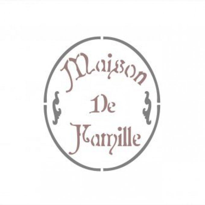 Pochoir Maison de Famille