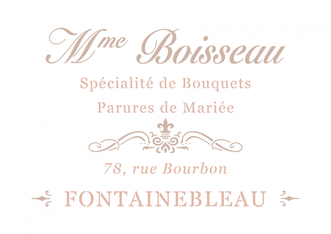 Pochoir Madame Boisseau