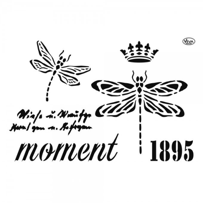 Pochoir Moment Libellules