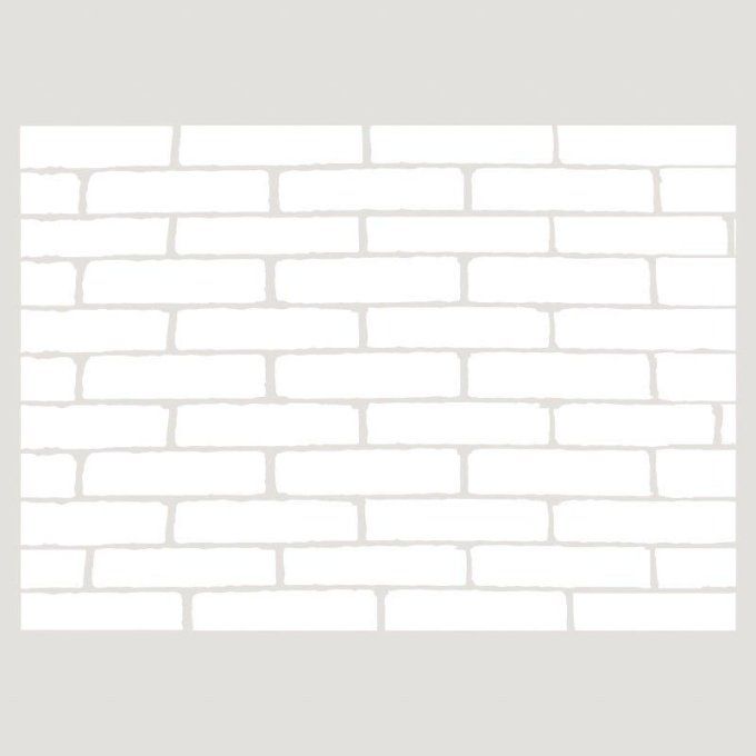 Pochoir Mur de briques