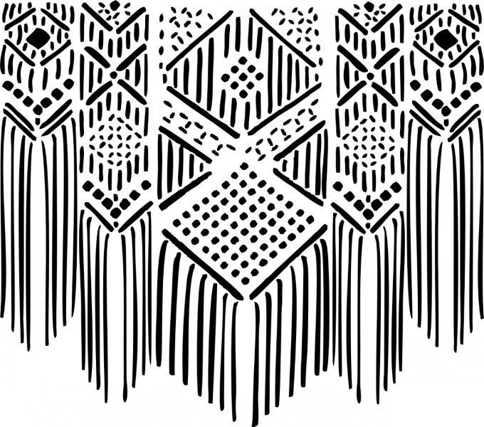 Pochoir Nœuds & Cie