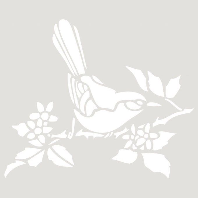 Pochoir Oiseau