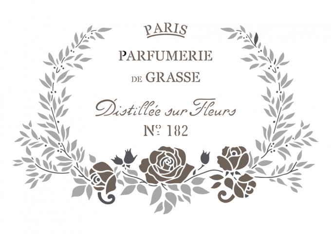 Pochoir Parfumerie de Grasse