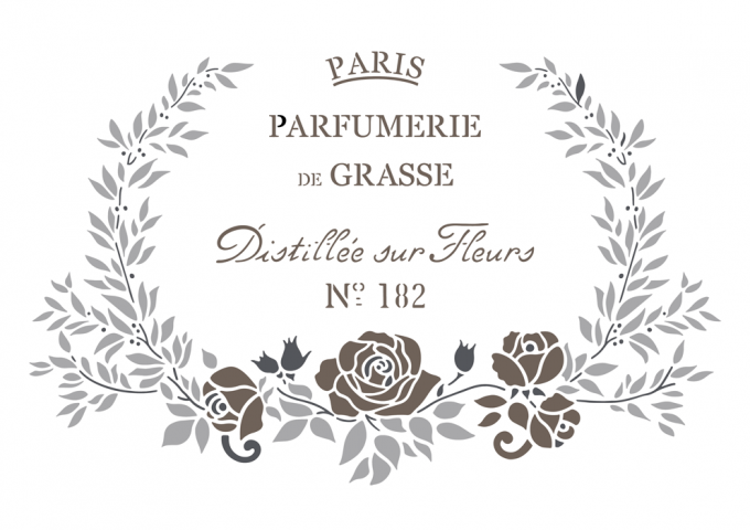 Pochoir Camaëlle Parfumerie de Grasse